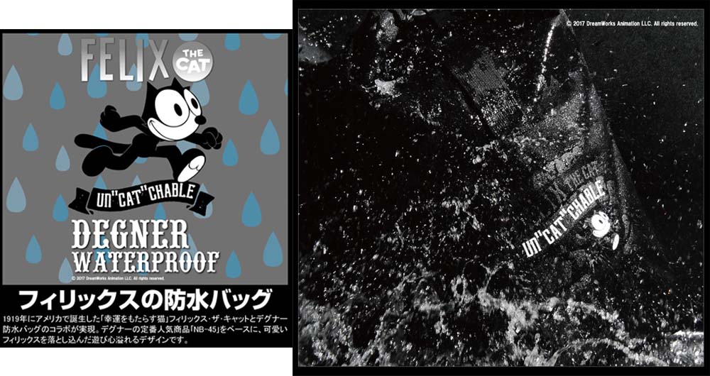 画像1: 【デグナー認定WEB正規代理店】デグナー(DEGNER)★スリーウェイレインバッグ/THREE WAY RAIN BAG（FELIX:フィリックス）